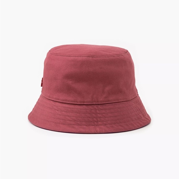 Levi’s Cloche Bucket Hat Purple Maroon Red Size Medium - Picture 3 of 9